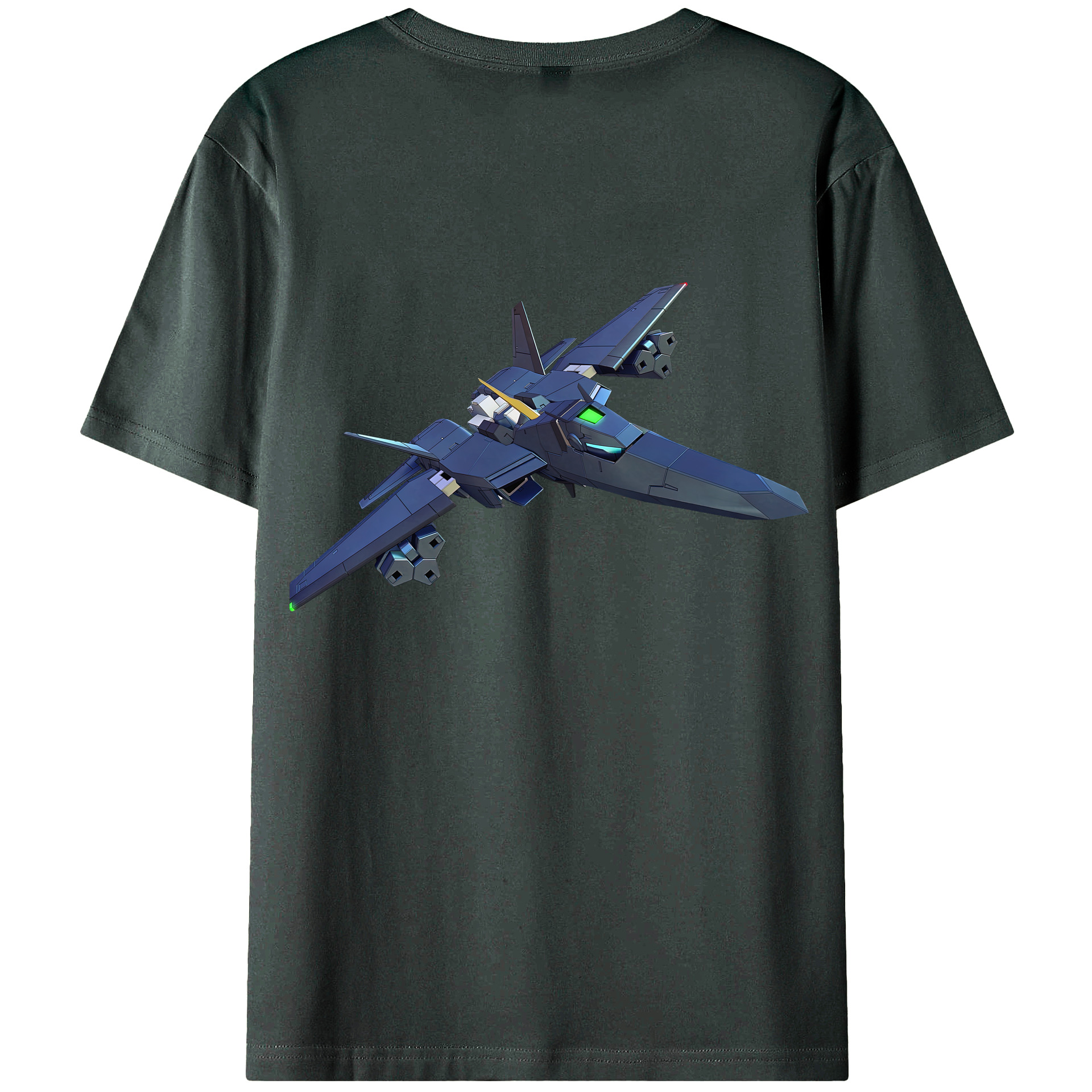 （画像用） 機動戦士ガンダム Mobile Suit Gundam 綿100％ メンズ半袖Tシャツ（バックプリント） 通気性